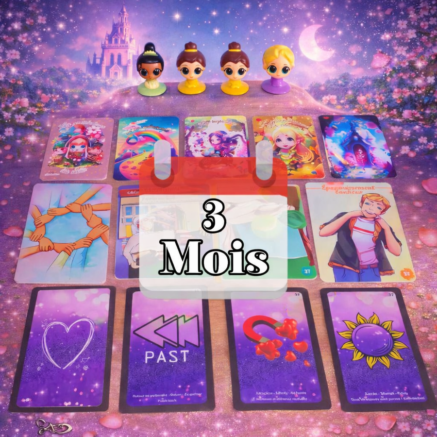Tirage sur 3 Mois – Consultation cartomancie oracle avec Laau' SpiritVibes